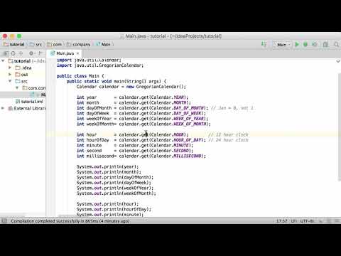 62 Java Tutorial 62 Java Util Calendar Gregoriancalendar