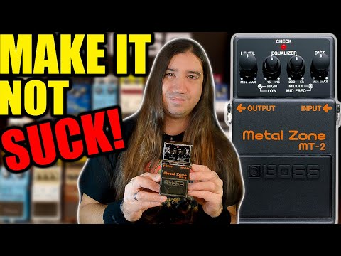 The Boss MT-2 Metal Zone DOES NOT SUCK!!! THIS is HOW you make it sound GREAT!!| PEDAL TALK EP.3