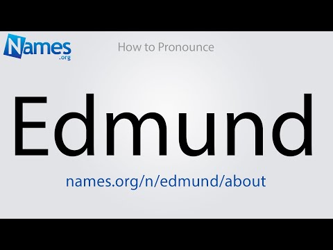 How to Pronounce Edmund