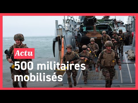 Le 3e RIMa débarque sur une plage du Morbihan pour un exercice