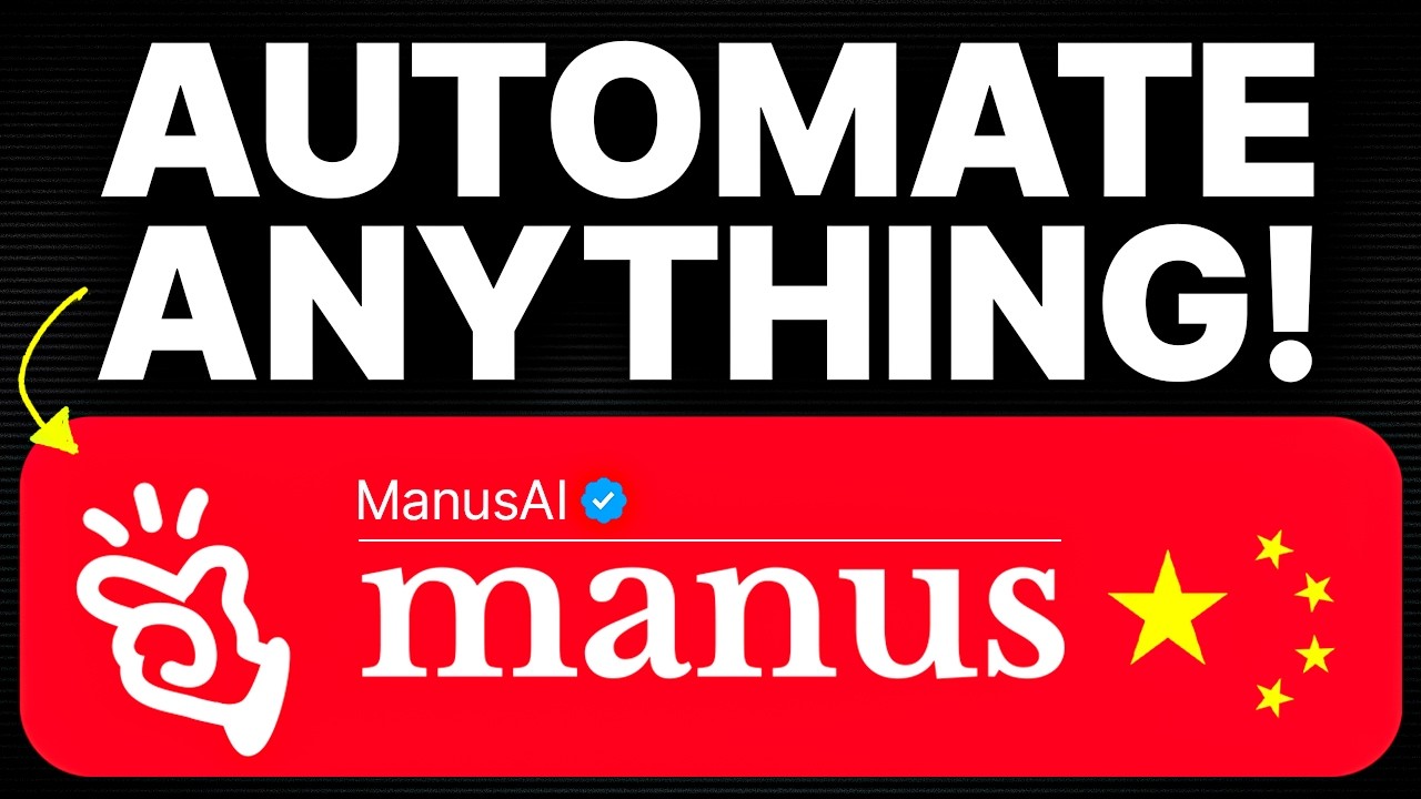 Manus AI: Build & Automate in ONE Click 🤯