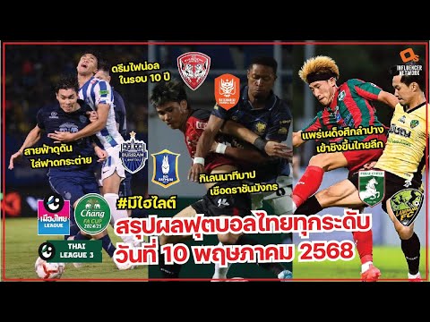 บุรีรัมย์ไล่ถล่มบีจี! เมืองทองเชือดราชบุรีนาทีบาป! ดรีมไฟน่อลรอบ10ปี! แพร่ดุดันไล่ถล่มลำปางยับ!
