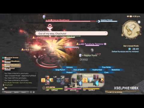 Final Fantasy XIV A Realm Reborn Blind Playthrough - [Pugilist Quest - The Return Of The Holyfist]
