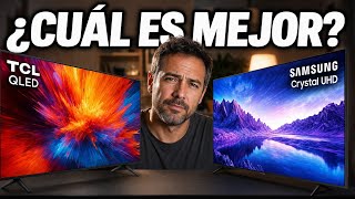 TCL Q5K QLED VS Samsung U8000F Crystal UHD (Comparación 2026) | Cual Comprar