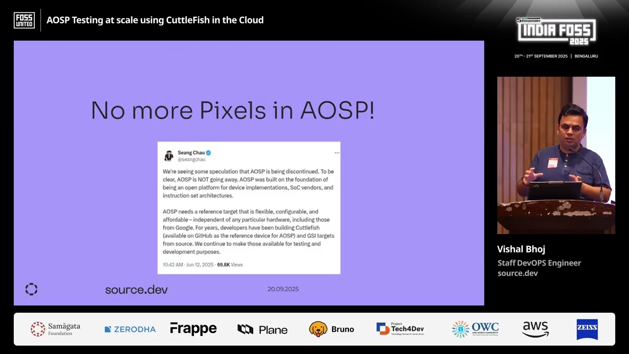 AOSP Testing at scale using CuttleFish in the Cloud