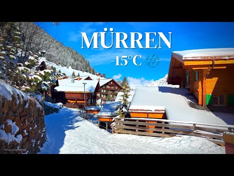 Mürren Lauterbrunnen Switzerland | The Most Fairytale Village in The Heart of Switzerland