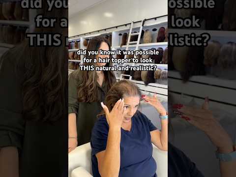 leaving thinning hair in 2025 #hairtopper #hairlosssolution #thinhairsolutions #toppers #natural