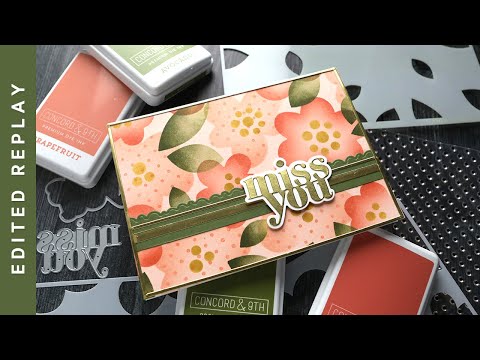 EDITED REPLAY - Layered Stenciling & Stamping