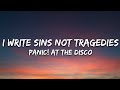 Panic At The Disco I Write Sins Not Tragedies Lyrics