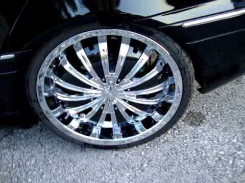 2006 Mercedes C230 on 20" Rockstar Rims For Sale