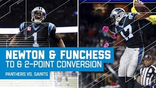Cam Newton's TD Run & Funchess' 2-Point Conversion Catch! | Panthers vs. Saints | NFL by NFL