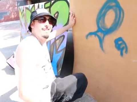 HIP HOP  soller - Mago clyn con su arte con los sprays