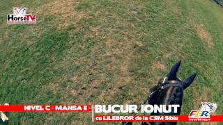 preview picture of video 'BUCUR IONUT cu LILEBROR / CSM Sibiu (VIDEO GoPRO) @ HorseTV.ro'