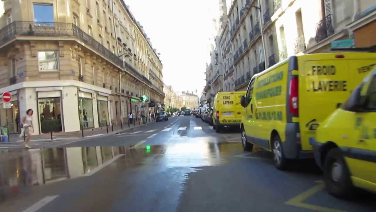 Cycling in Paris: Place du Marechal de Lattre de Tassigny _ Avenue Foch _ Rue de la Pompe