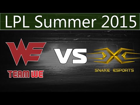 WE vs SS Game 2 | Team WE vs Snake Snake eSports (23.05.2015) [LPL Summer 2015]