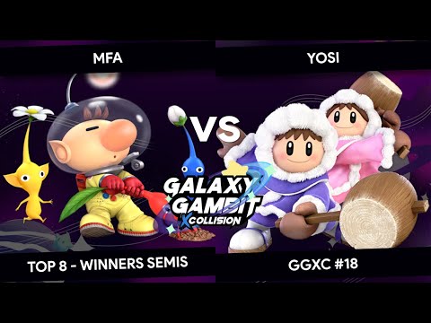 GGxC #18 - MFA (Olimar) vs Yosi (Ice Climbers) - Top 8 - Winners Semis