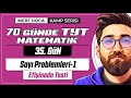 70 Günde TYT Matematik Kampı | 35.Gün | 1.Video | Sayı Problemleri Efişinado Testi-1 | 2024