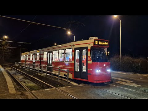 HTM MAT-rit 12 Den Haag Duindorp - Remise Lijsterbes | BN GTL8 3135 | 2025