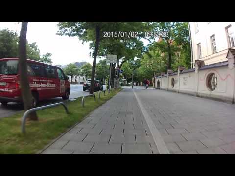 Munich by bike - Cycling through Sendlinger Tor (München)