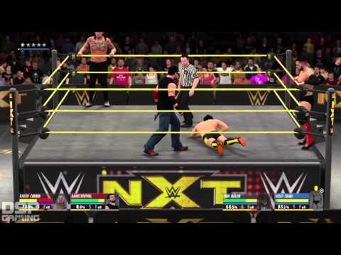 WWE2K16 My Career Mode pt5 - DSP/Corbin vs. Balor/Itami (Ass Whupping)