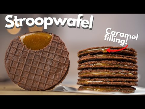 Chocolate Stroopwafel Recipe - Dutch Waffle Cookies