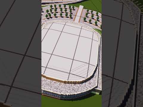 Insane Minecraft Stadium Build 🏟 in 24HRS!