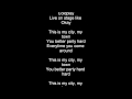My City - Follow Your Instinct Lyrics 