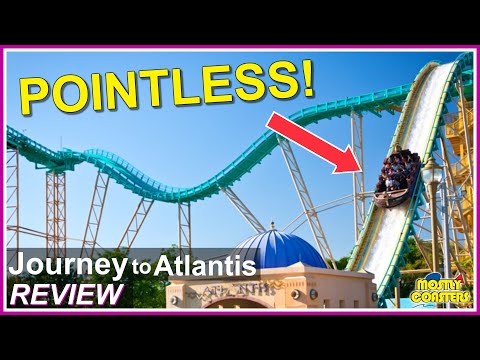 Video review of Journey to Atlantis by Mostly Coasters