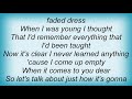 Kay Hanley - Faded Dress Lyrics