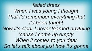 Kay Hanley - Faded Dress Lyrics