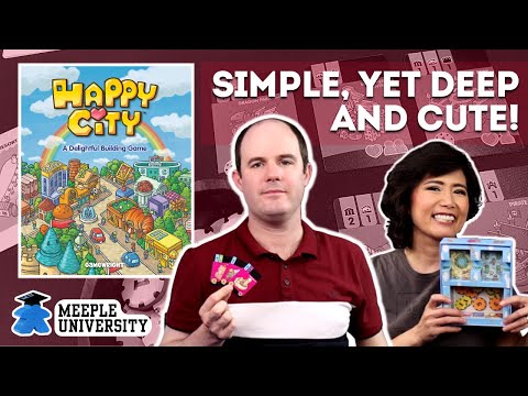 Happy City - Build your city, be happy??️ - A Board Game Review