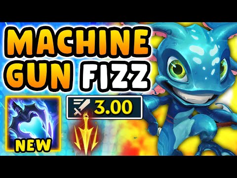 THIS FIZZ JUNGLE ATTACK SPEED ON HIT BUILD IS BASICALLY CHEATING (3.0 ATTACK SPEED IS CRAZY)