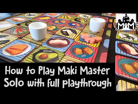 How to Play Solo Mode of Maki Master (with Full Playthrough)