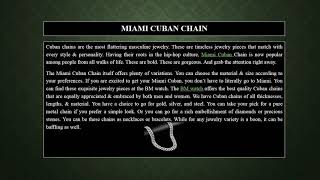 Wholesale iced Cuban chain