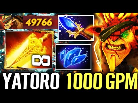 🔥 YATORO Bristleback WTF 1000 GPM — Radiance + Aghanim + Shard FORGOTTEN CARRY Dota 2 Pro
