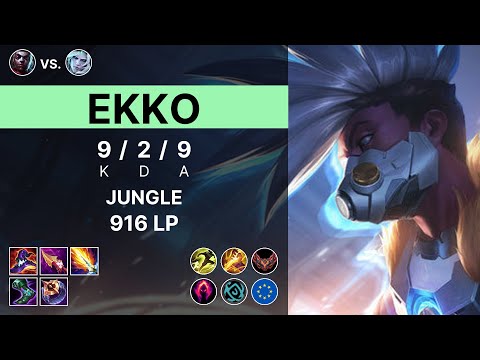 Ekko Jungle vs Viego - 916 LP Grandmaster - EUW 15.12