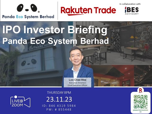 Rakuten Trade Ideas 🎯 Webinar - Panda Eco System Berhad