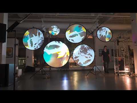 Film Collage Collaboration with Shari Pundrich. Live at Evanston Art Center