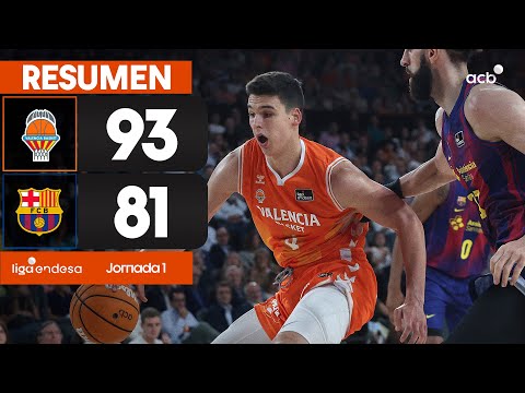 Valencia Basket - Barça (93-81) RESUMEN | Liga Endesa 2025-26