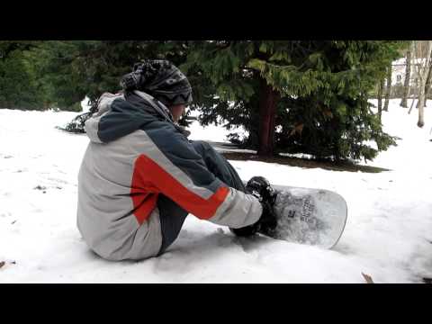 Snowboard al parco di Villa Mylius