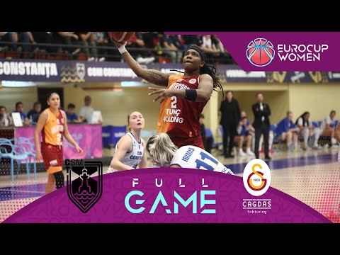 CSM Constanta v Galatasaray Cagdas Factoring | Full Basketball Game | EuroCup Women 2023-24