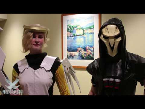 MERCY and REAPER! Overwatch Cosplay at Boston Comic Con 2016