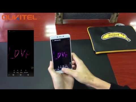 OUKITEL U15S new features- super screenshot & fingerprint functions