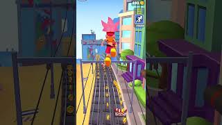 Sink or Swim Sandy Funny Roof Jump Crash 😂 #subwaysurfers #gaming #shorts