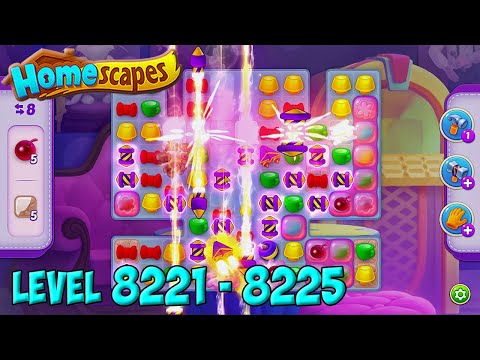 Homescapes level 8221 8222 8223 8224 8225 🏡 Playrix HD