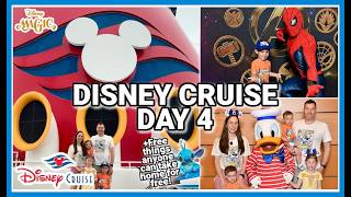 DISNEY CRUISE DAY 4:  Finding Free Things Anyone Can Take Home From a Disney Cruise | Day at Sea