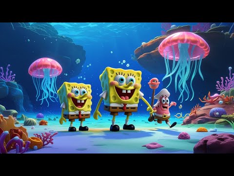 SpongeBob and the Moving Island