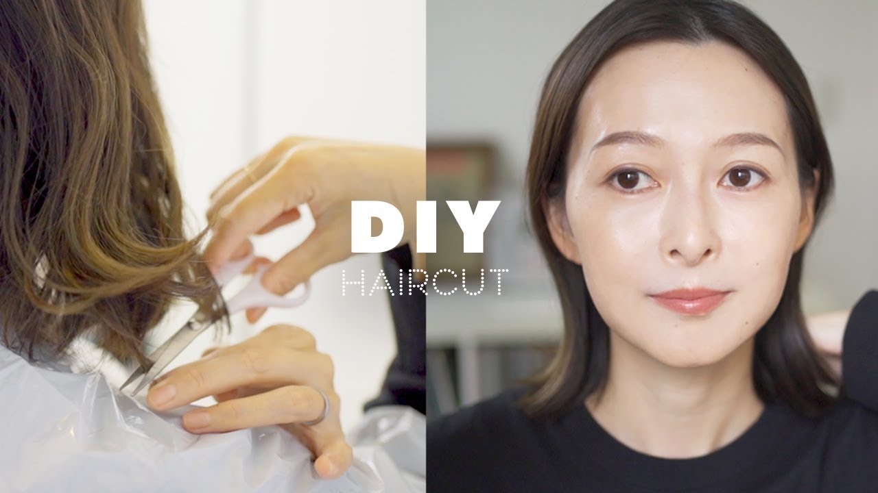 セミロングヘアをセルフカットでメンテナンス【DIY】