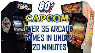 Over 35 80s Capcom Arcade Games In Under 20 Minutes