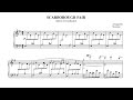 “Scarborough Fair” (arr. Mercuzio) FREE SHEET MUSIC - P. Barton, piano - Paul Barton “Scarborough Fair” (arr. Mercuzio) FREE SHEET MUSIC - P. Barton, piano